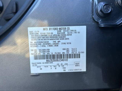 2020 Ford EcoSport SE