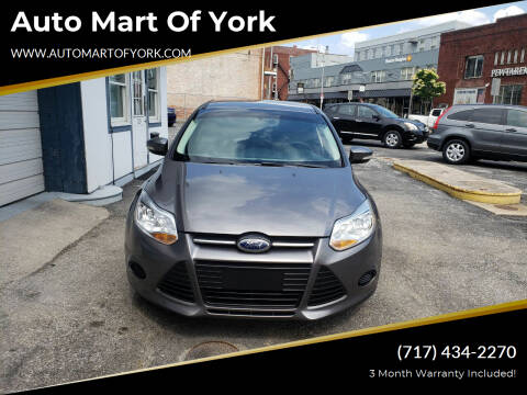 2014 Ford Focus for sale at Auto Mart Of York in York PA