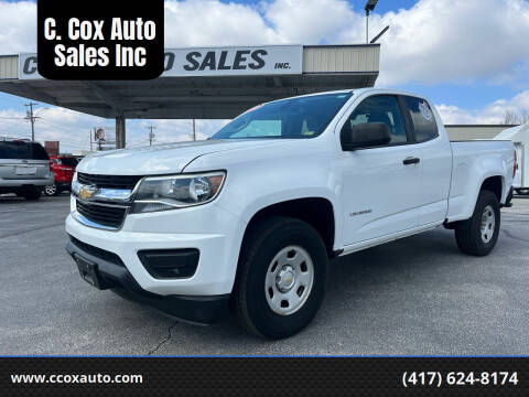 2017 Chevrolet Colorado for sale at C. Cox Auto Sales Inc in Joplin MO