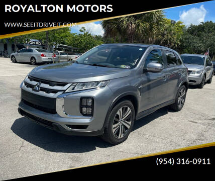 2020 Mitsubishi Outlander Sport for sale at ROYALTON MOTORS in Plantation FL