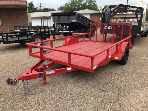 2022 ACKER 77X12 for sale at Dwight's Cars - Lindsey's Trailers in Gatesville TX