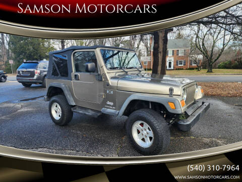 Jeep Wrangler For Sale in Bowling Green, VA - Samson Motorcars
