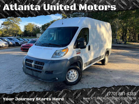 2018 RAM ProMaster for sale at Atlanta United Motors in Jefferson GA