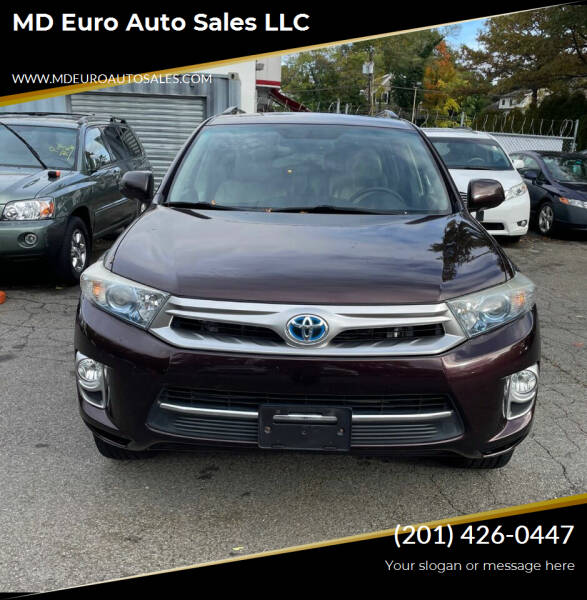 2012 Toyota Highlander Hybrid for sale at MD Euro Auto Sales LLC in Hasbrouck Heights NJ