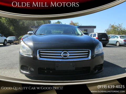 2012 Nissan Maxima for sale at Olde Mill Motors in Angier NC
