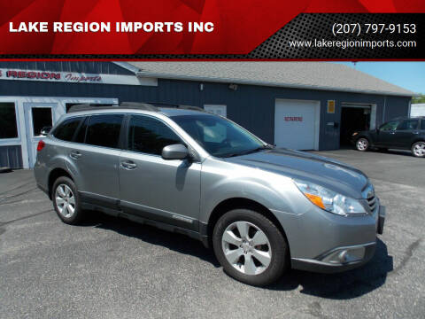 2011 Subaru Outback for sale at LAKE REGION IMPORTS INC in Westbrook ME