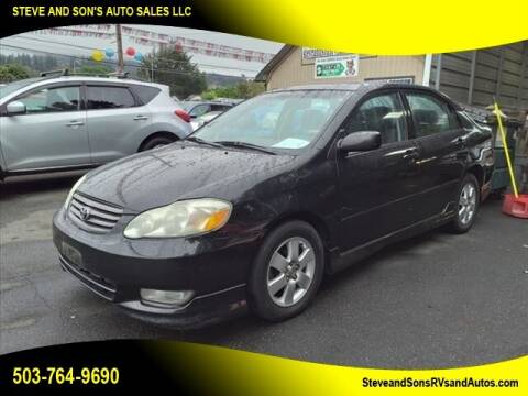 2004 Toyota Corolla for sale at Steve & Sons Auto Sales in Happy Valley OR