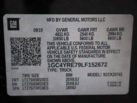 2020 Chevrolet Silverado 2500HD