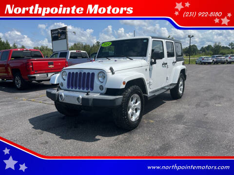 2014 Jeep Wrangler Unlimited for sale at Northpointe Motors in Kalkaska MI