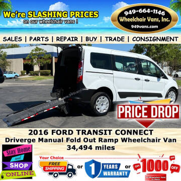 2016 Ford Transit Connect for sale at Wheelchair Vans Inc in Laguna Hills CA