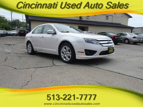 2011 Ford Fusion for sale at Cincinnati Used Auto Sales in Cincinnati OH