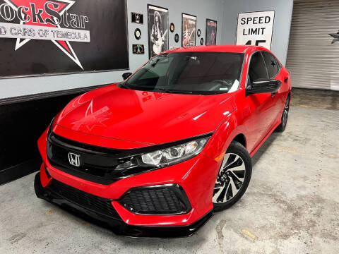 2018 Honda Civic for sale at ROCKSTAR USED CARS OF TEMECULA in Temecula CA