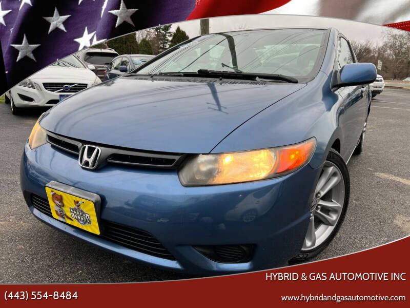 2008 Honda Civic for sale at Hybrid & Gas Automotive Inc in Aberdeen MD