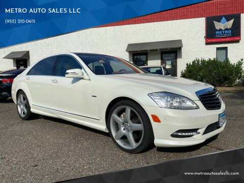 2012 Mercedes-Benz S-Class for sale at METRO AUTO SALES LLC in Lino Lakes MN
