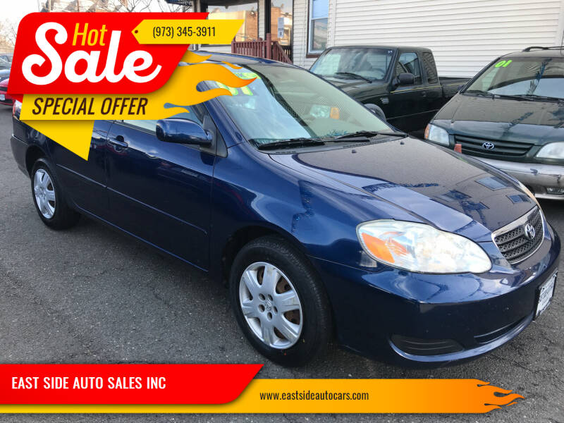 2007 Toyota Corolla for sale at EAST SIDE AUTO SALES INC in Paterson NJ