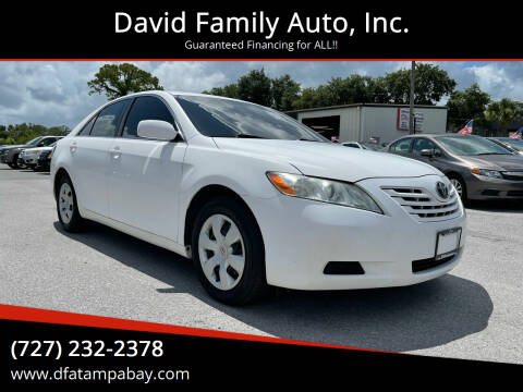 2007 Toyota Camry for sale at David Family Auto, Inc. in New Port Richey FL