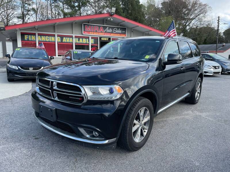 2016 Dodge Durango for sale at Mira Auto Sales in Raleigh NC