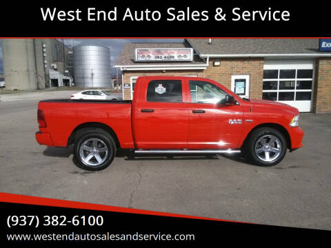 2016 RAM 1500 for sale at West End Auto Sales & Service in Wilmington OH