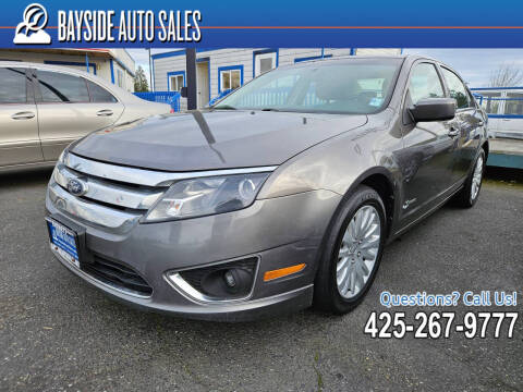 2010 Ford Fusion Hybrid for sale at BAYSIDE AUTO SALES in Everett WA