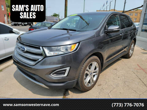2015 Ford Edge for sale at SAM'S AUTO SALES in Chicago IL