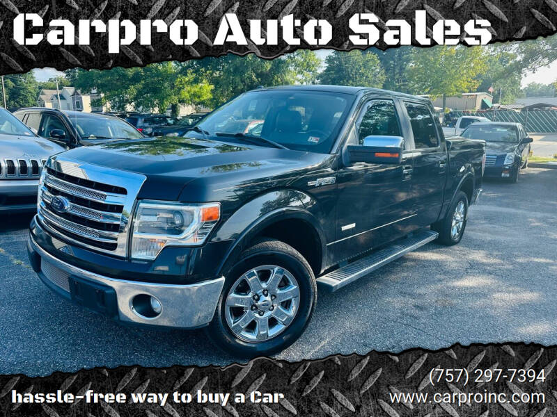 2013 Ford F-150 for sale at Carpro Auto Sales in Chesapeake VA