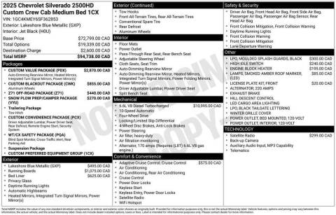 2025 Chevrolet Silverado 2500HD
