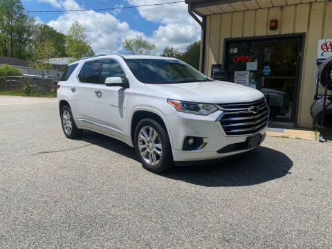 2019 Chevrolet Traverse for sale at Desmond's Auto Sales in Colchester CT