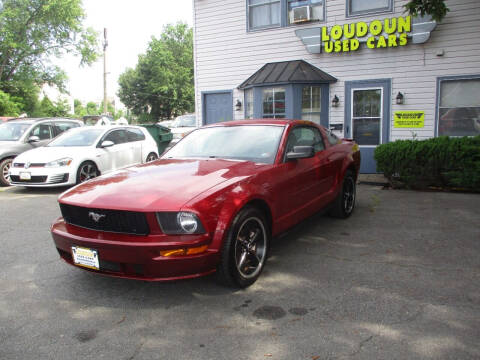 2008 Ford Mustang for sale at Loudoun Used Cars in Leesburg VA