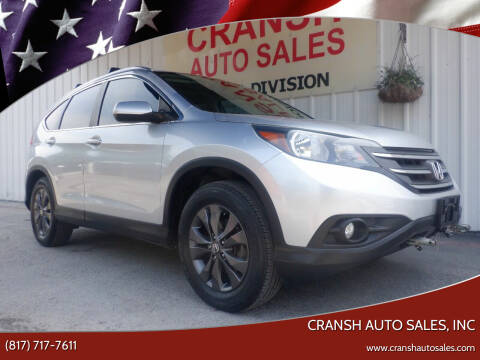 2014 Honda CR-V for sale at CRANSH AUTO SALES, INC in Arlington TX