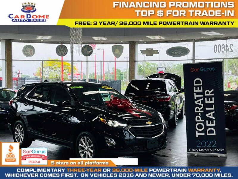 2020 Chevrolet Equinox for sale at CarDome in Detroit MI