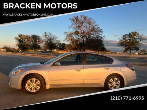 2010 Nissan Altima for sale at BRACKEN MOTORS in San Antonio TX