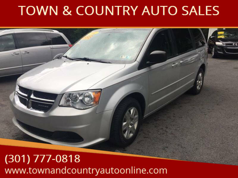 2012 Dodge Grand Caravan for sale at TOWN & COUNTRY AUTO SALES in Cumberland MD