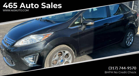2013 Ford Fiesta for sale at 465 Auto Sales in Indianapolis IN