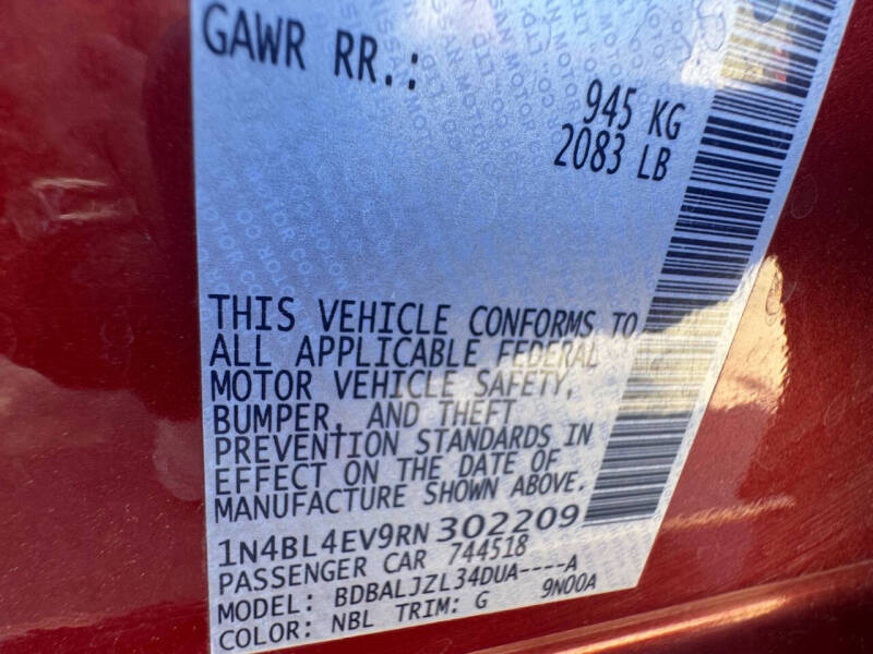 2024 Nissan Altima 2.5 SL