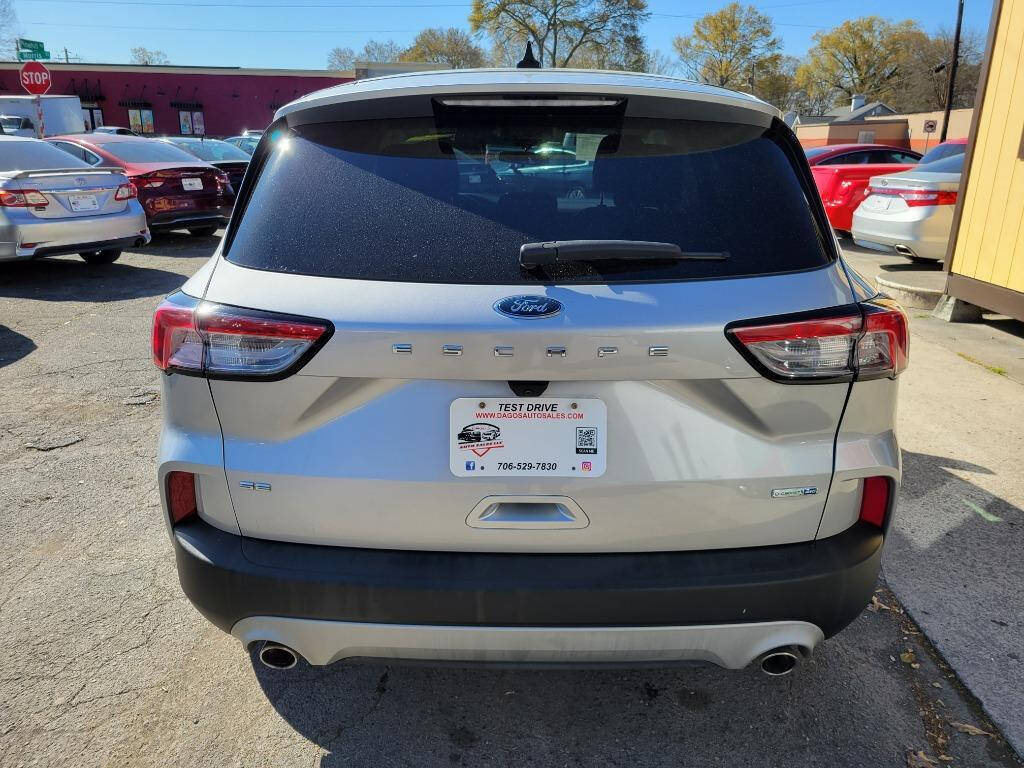 2020 Ford Escape for sale at DAGO'S AUTO SALES LLC in Dalton, GA