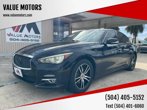 2017 Infiniti Q50 for sale at VALUE MOTORS in Kenner LA