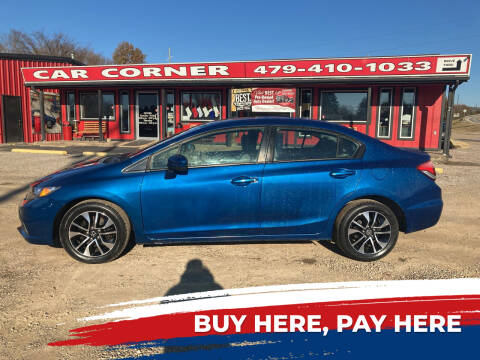 2015 Honda Civic for sale at CAR CORNER in Van Buren AR