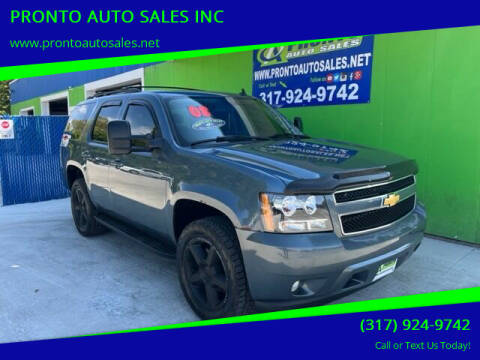 2008 Chevrolet Tahoe for sale at PRONTO AUTO SALES INC in Indianapolis IN