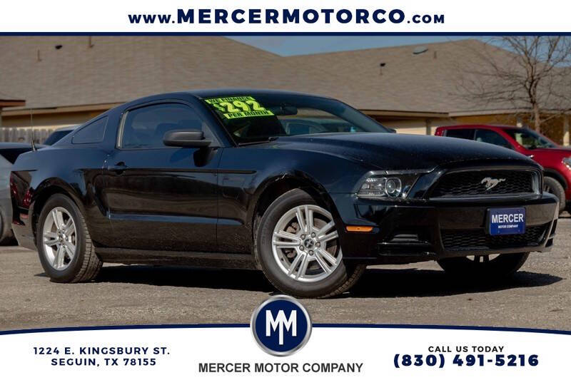 2013 Ford Mustang for sale at MERCER MOTOR CO in Seguin TX