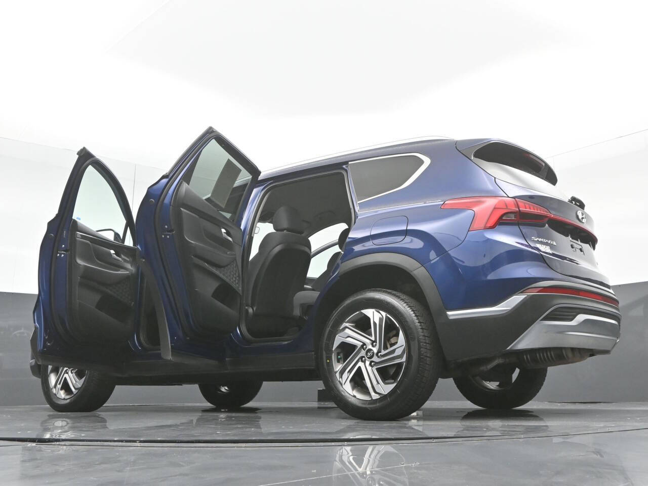 Blue 2021 Hyundai SANTA FE SEL AWD SEL 4dr Crossover 43