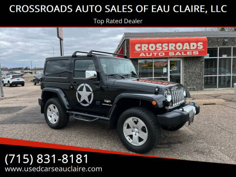 2011 Jeep Wrangler for sale at CROSSROADS AUTO SALES OF EAU CLAIRE, LLC in Eau Claire WI