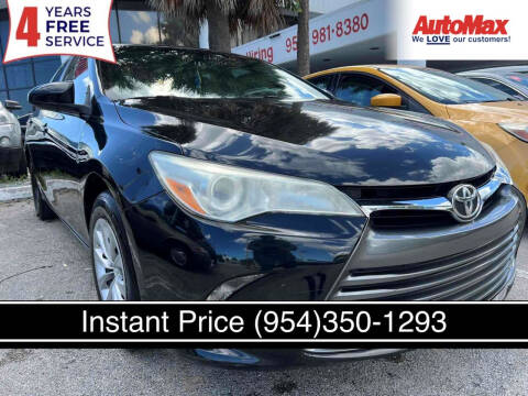 2016 Toyota Camry for sale at Auto Max in Hollywood FL