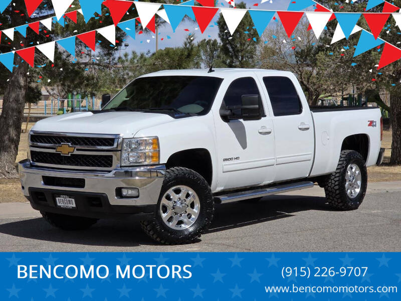2013 Chevrolet Silverado 2500HD for sale at BENCOMO MOTORS in El Paso TX
