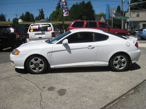 2004 Hyundai Tiburon for sale at UNIVERSITY MOTORSPORTS in Seattle WA