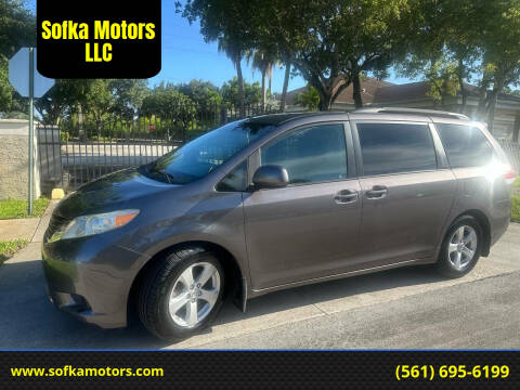 2011 Toyota Sienna for sale at Sofka Motors LLC in Pompano Beach FL