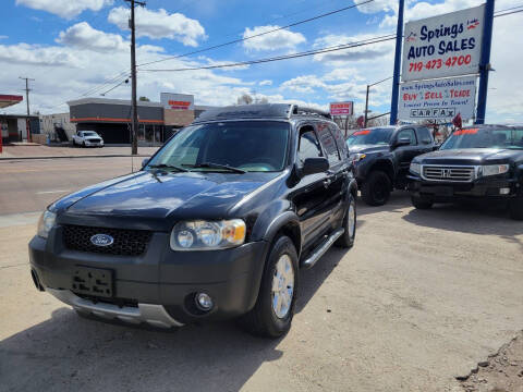 2006 Ford Escape for sale at Springs Auto Sales in Colorado Springs CO
