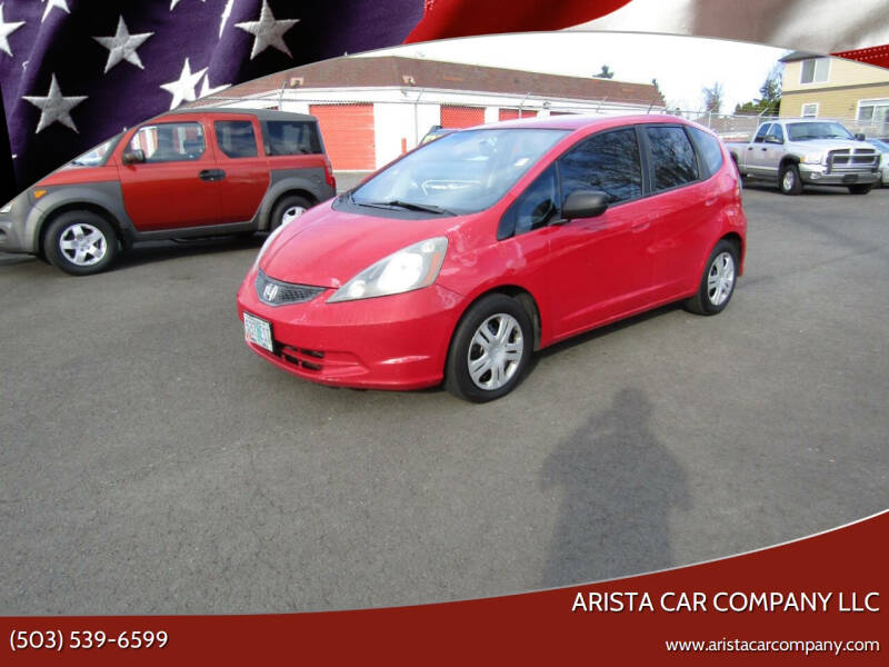 2010 Honda Fit for sale at ARISTA CAR COMPANY LLC in Portland OR