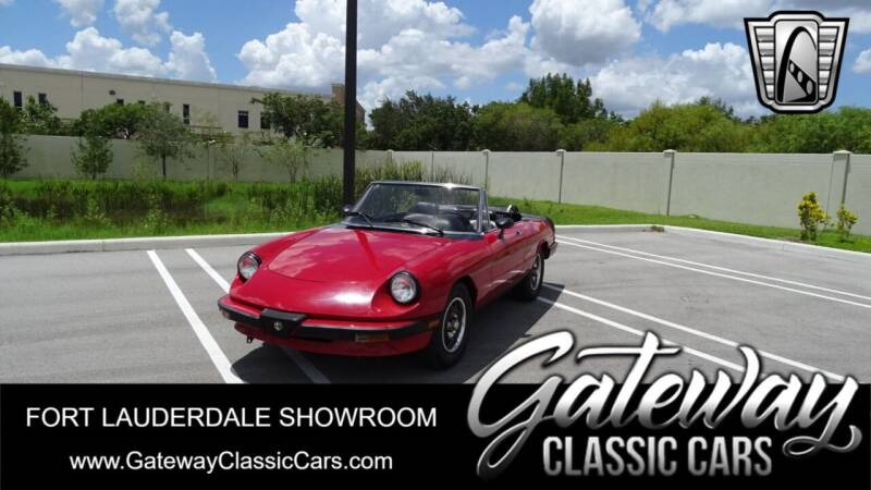 1986 Alfa Romeo Spider for sale in Coral Springs, FL
