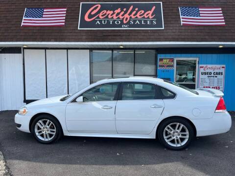 2011 Chevrolet Impala for sale at Certified Auto Sales, Inc in Lorain OH