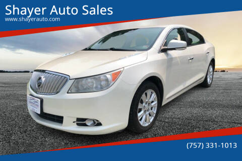 2012 Buick LaCrosse for sale at Shayer Auto Sales in Cape Charles VA